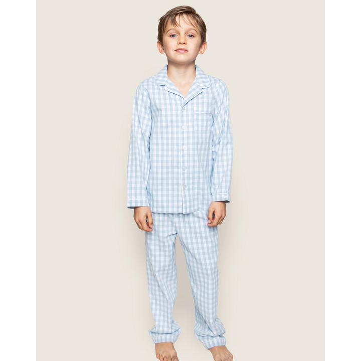Count & Countess Kids PJ Set Gingham