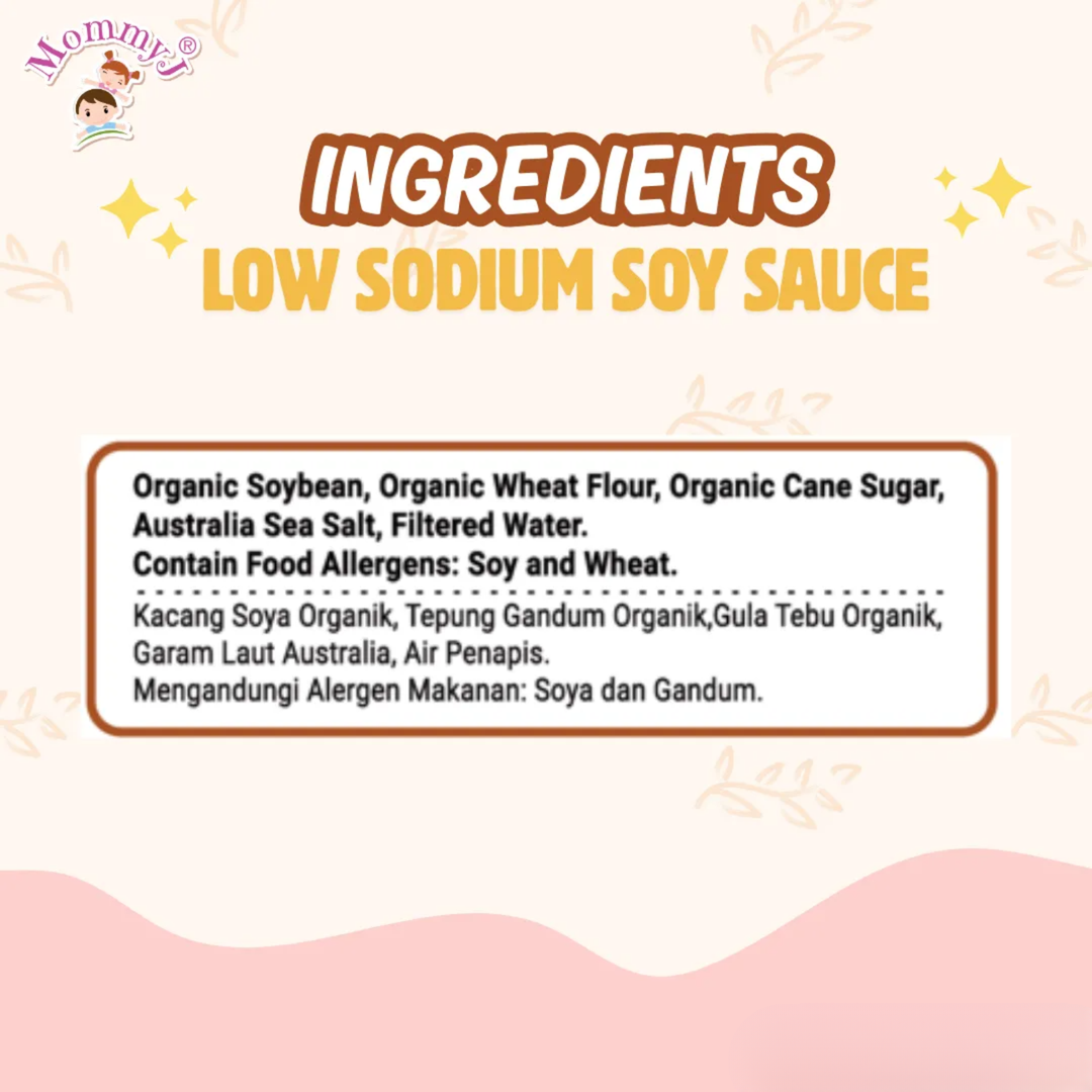 Mommy J Kids Low Sodium Soy Sauce