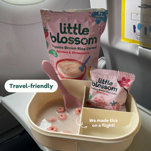 Little Blossom Mini Organic Strawberry Puffs (Bundle of 10 packs)