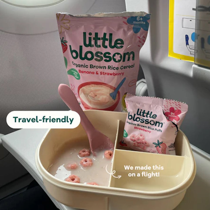 Little Blossom Mini Organic Strawberry Puffs (Bundle of 10 packs)