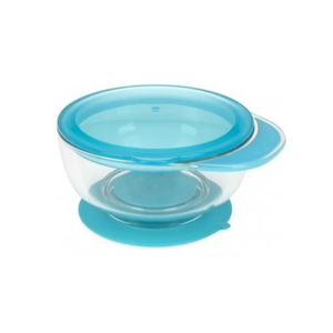 Nuby Tritan Bowl With Suction Base And Lid (Assorted)