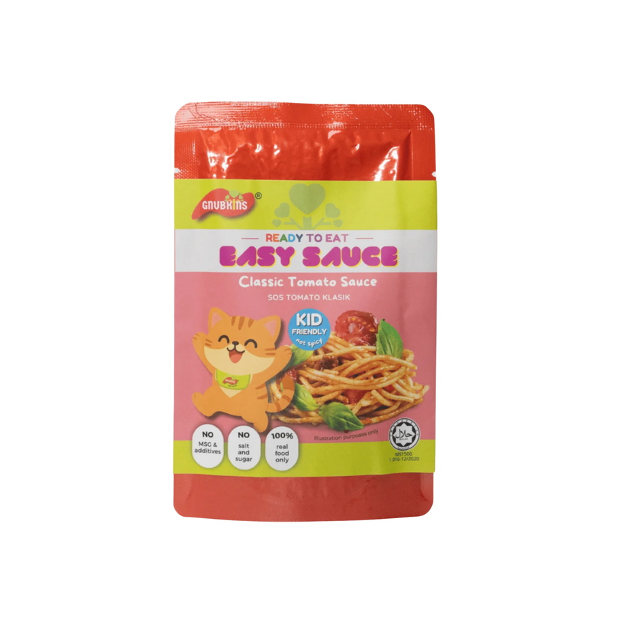 Gnubkins Ready To Eat Classic Tomato Sauce 80G