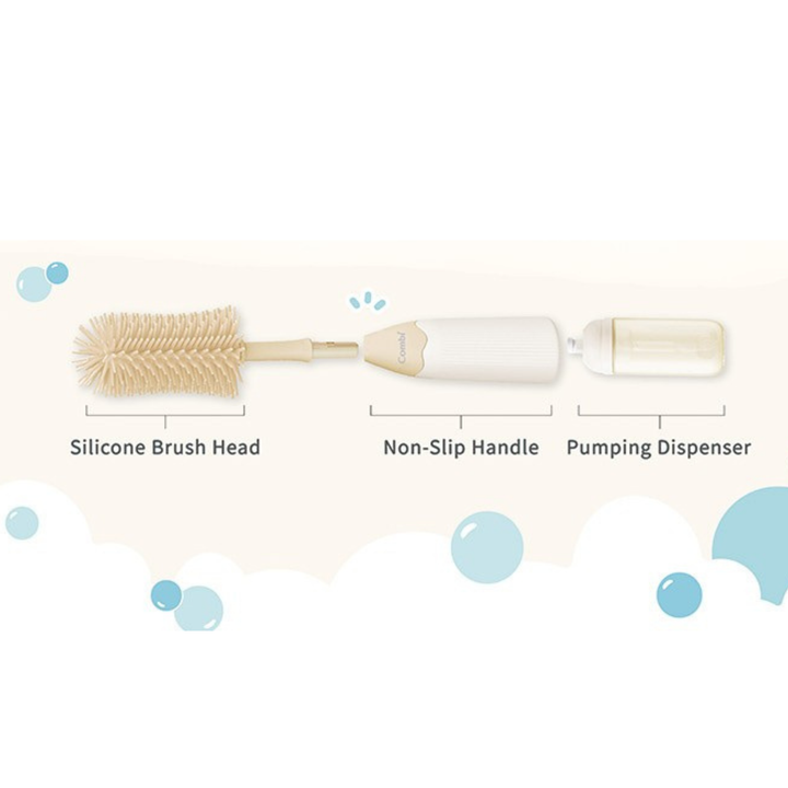 Combi Foaming Silicone Bottle Brush
