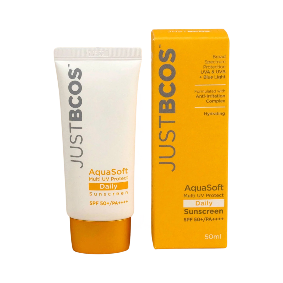 JUSTBCOS AquaSoft Multi UV Protect Daily Sunscreen SPF50+ 50ml