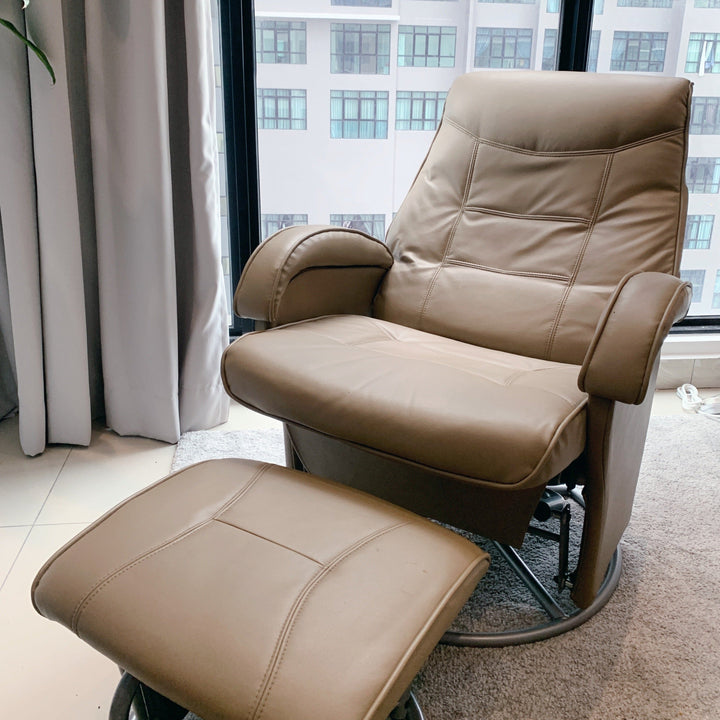 BABYHOOD DIVA GLIDER (LATTE) RM 1999 + COSY CRIB (WHITE LEAF OR GREY LEAF) RM699