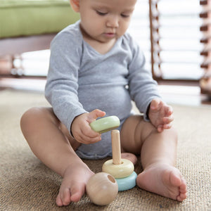 Plan Toys First Stacking Ring - lifestyle