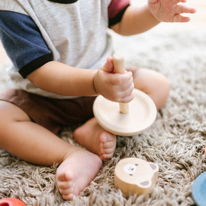 PlanToys Stacking Ring - Bear - lifestyle