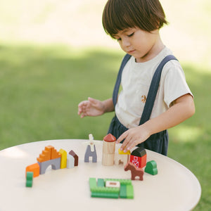 Plan Toys Country Blocks - lifestyle