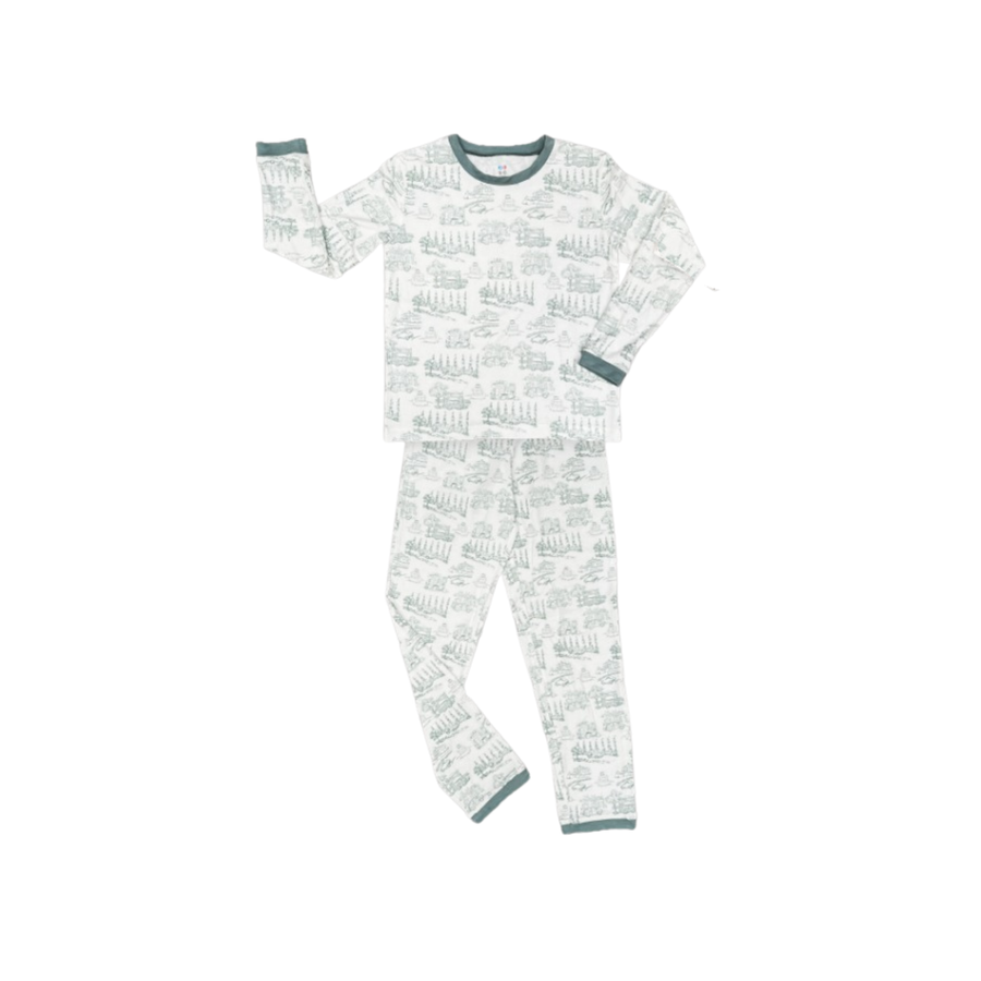 Koobicles Kid Pajamas TENCEL™ "Road Trip" in Eco Mode