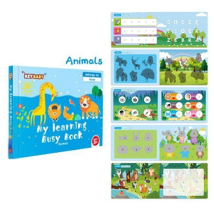 ELM Keybaby Hardcover Velcro Busy Book