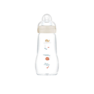 MAM Feel Good Glass Bottle Sealife White