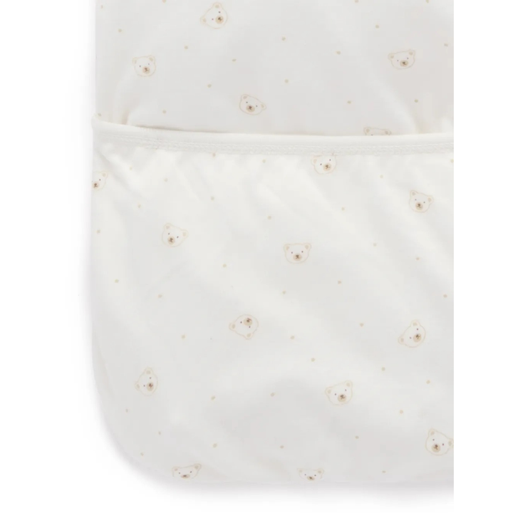 Purebaby Vanilla Bear Sleepsuit Organic