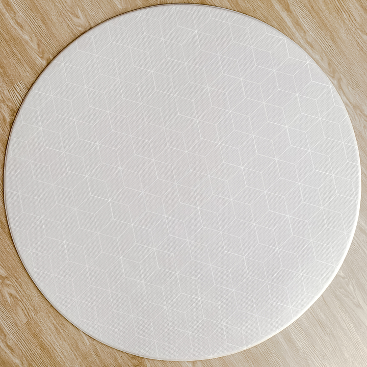 GingerBubs Round Mat Rimba Mint Green