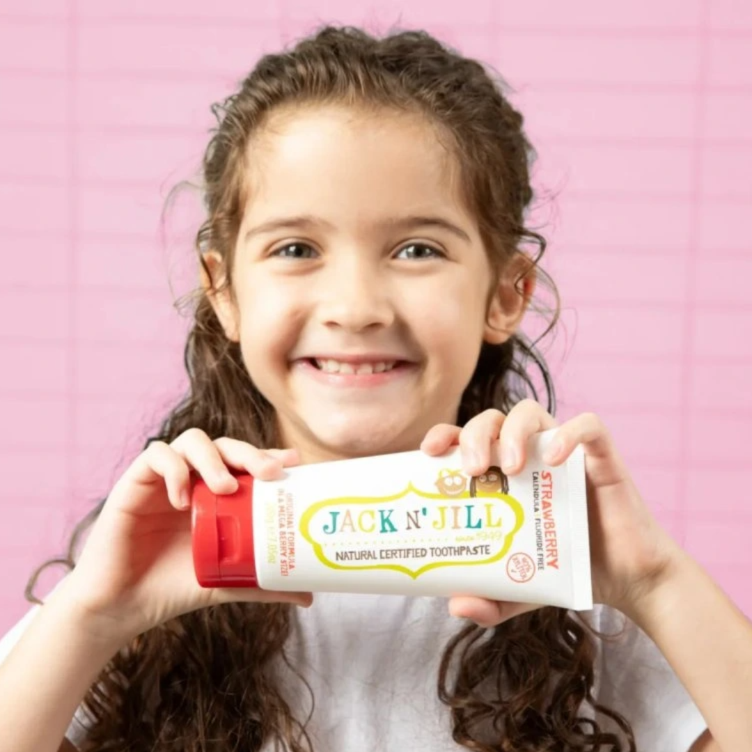 Jack N' Jill Natural Certifified Toothpaste 200g - Mega Berry