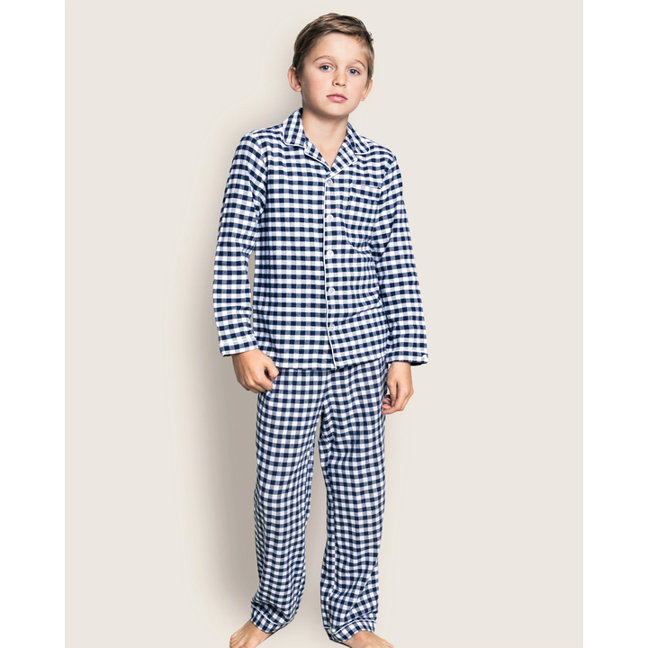 Count & Countess Kids PJ Set Gingham