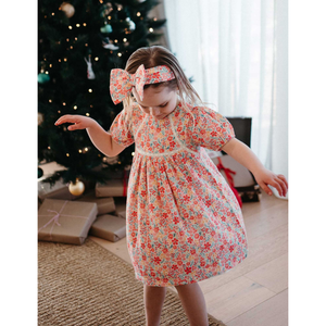 Purebaby Summer Floral Print Festive Dress Organic