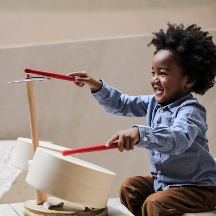 PlanToys Drum Set