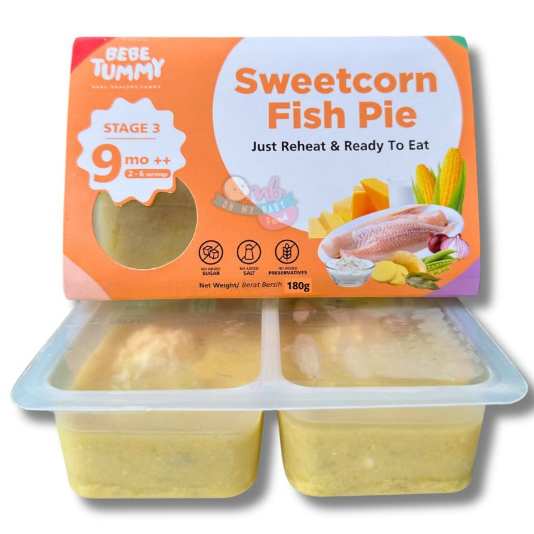 Bebetummy - STAGE 3 - Sweetcorn Fish Pie [Frozen Food]