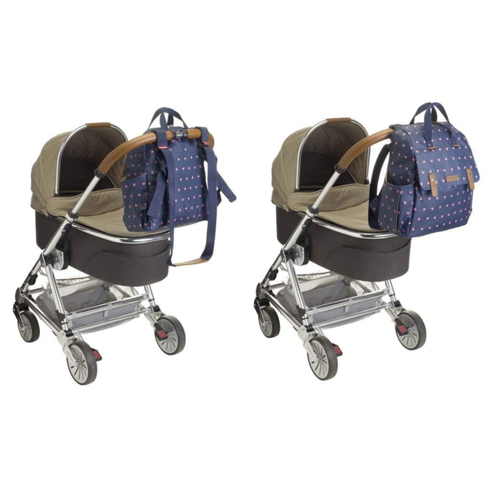 Babymel Robyn Navy Origami Heart Changing Bag