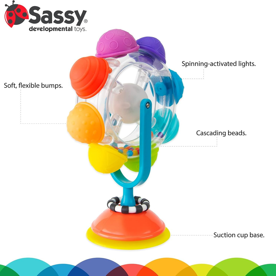Sassy Light Up Rainbow Reel Tray Toy