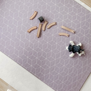 GingerBubs Speckled Play Mat Large - Dove Grey - image 5 - Happikiddo.com