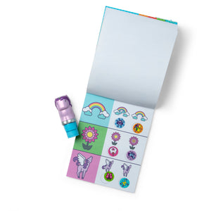 Melissa & Doug Sticker WOW! Activity Pad & Sticker Stamper - Purple Unicorn