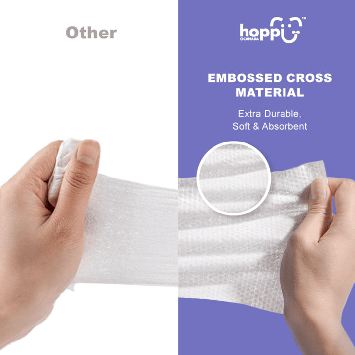 Hoppi Baby Wet Wipes  (20 wipes x 5 packs)