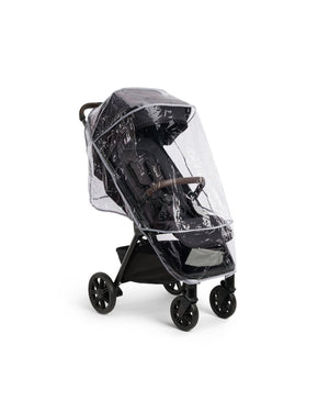 Nuna TRVL Urbn Stroller in Caviar - folded