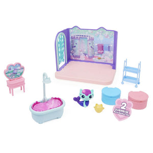 Gabby's Dollhouse Deluxe Room - MerCat Primp and Pamper Bathroom style