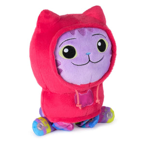 Gabby's Dollhouse DJ Catnip plush, side view