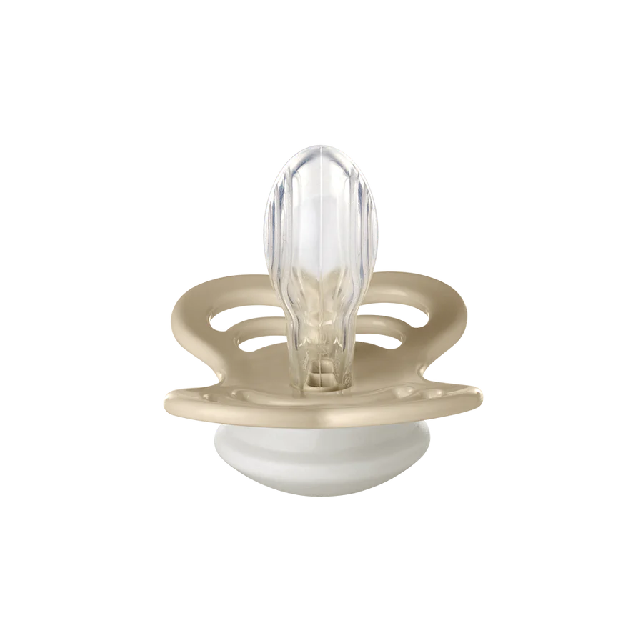 BIBS 2 Pack Supreme Latex Pacifier (Glow in the Dark)