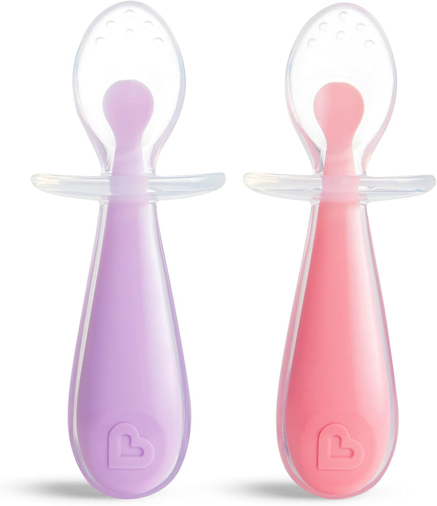 Munchkin Gentle Scoop Silicone Training Spoons 2 pack