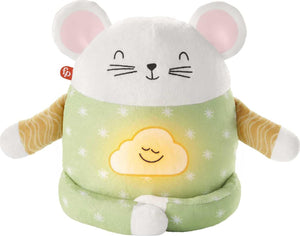 Fisher-Price Meditation Mouse plush with glowing cloud belly
