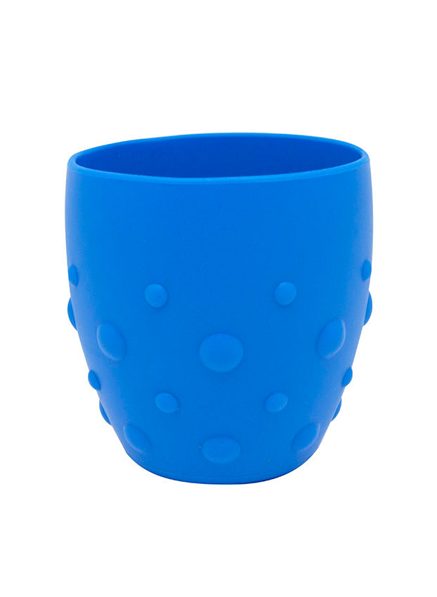 Marcus & Marcus Silicone Training Cup in blue, Lucas the Hippo