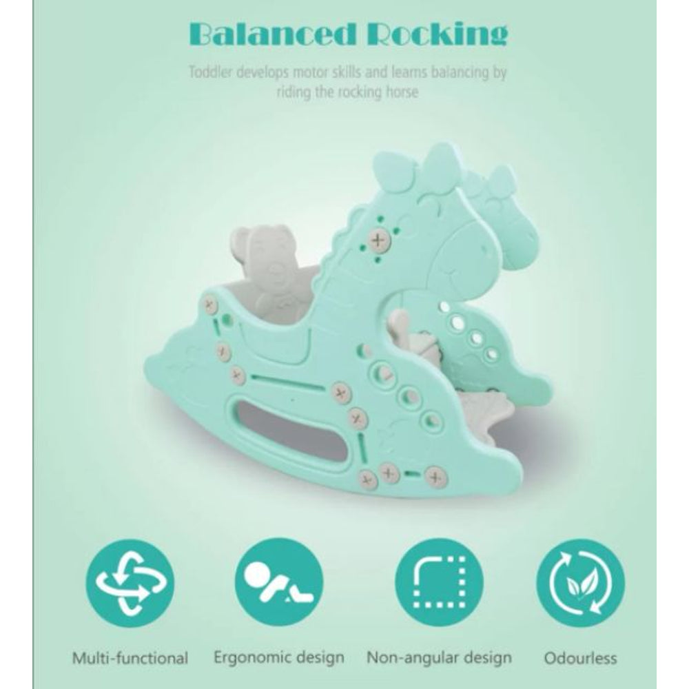 Lolly Gummy Rocking Horse- Tiffany Blue - image 3 - Happikiddo.com