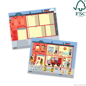 Melissa & Doug Reusable Sticker Pad - My Town