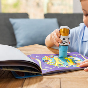 Melissa & Doug Sticker WOW! Activity Pad & Sticker Stamper - Astronaut