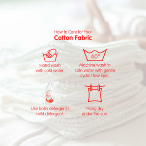 Suzuran Baby 6-Layer Gauze Handkerchief 3pcs