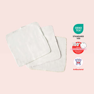 Suzuran Baby 6-Layer Gauze Handkerchief 3pcs
