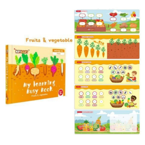 ELM Keybaby Hardcover Velcro Busy Book