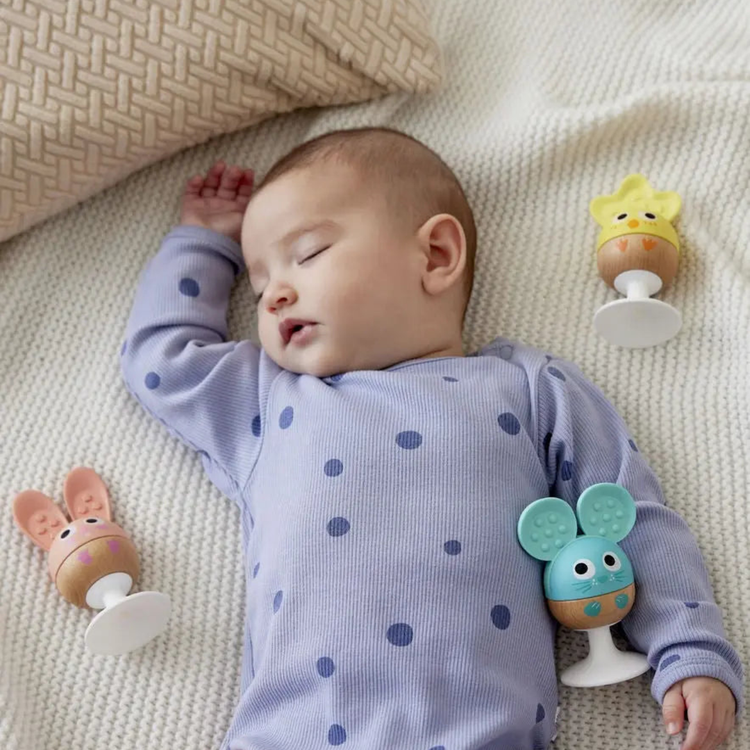 Hape Cheery Critter Rattle Trio