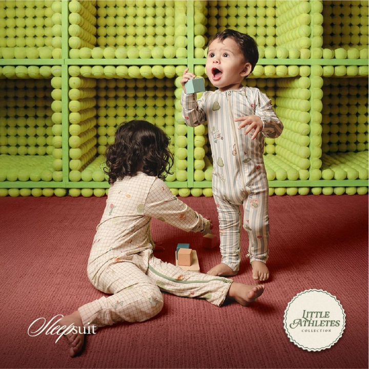 Koobicles Tencel Little Athletes In Golf Sleepsuit