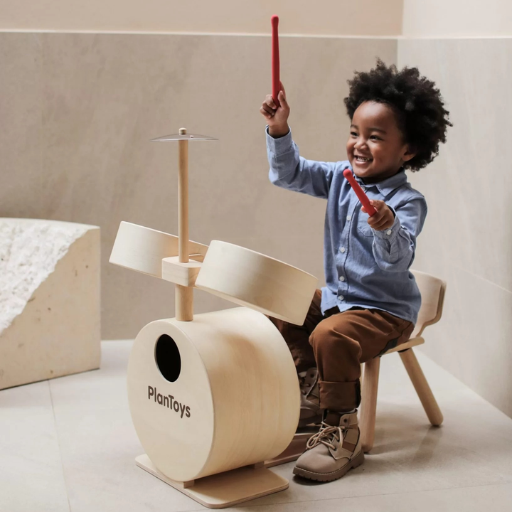 PlanToys Drum Set