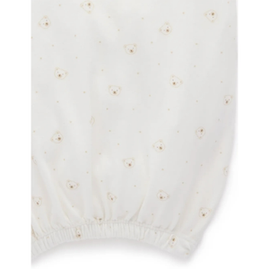 Purebaby Vanilla Bear Sleepsuit Organic
