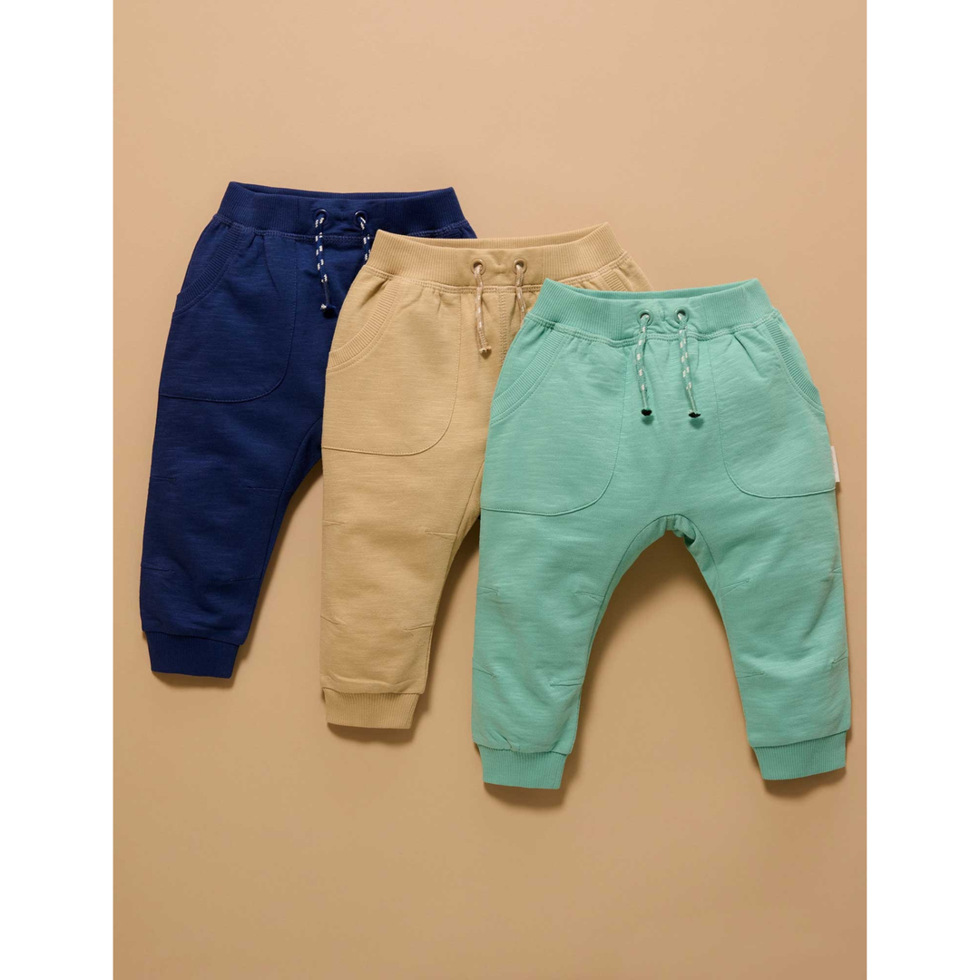 Purebaby Burrito Print Slouchy Pants Organic