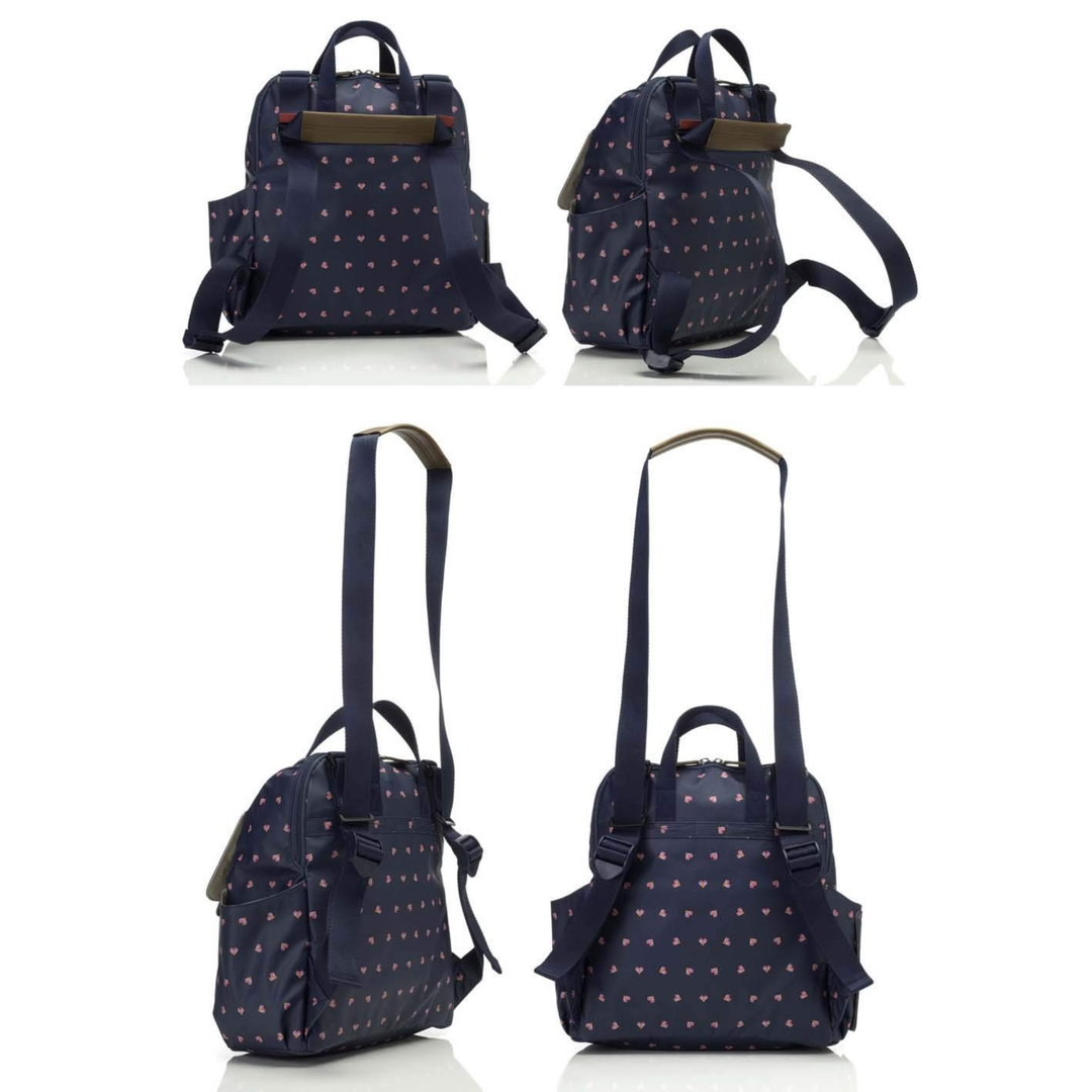 Babymel Robyn Navy Origami Heart Changing Bag