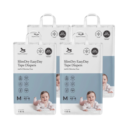 Applecrumby® Slimdry+ Tape Diapers