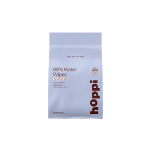 Hoppi 99% Water Wipes (80 Sheets/Pack) Bundle Pack of 3