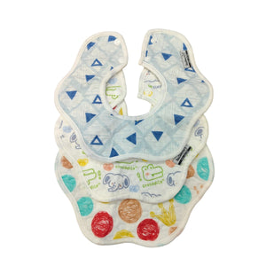 Smileey's 3pcs Bib Assorted (Round)