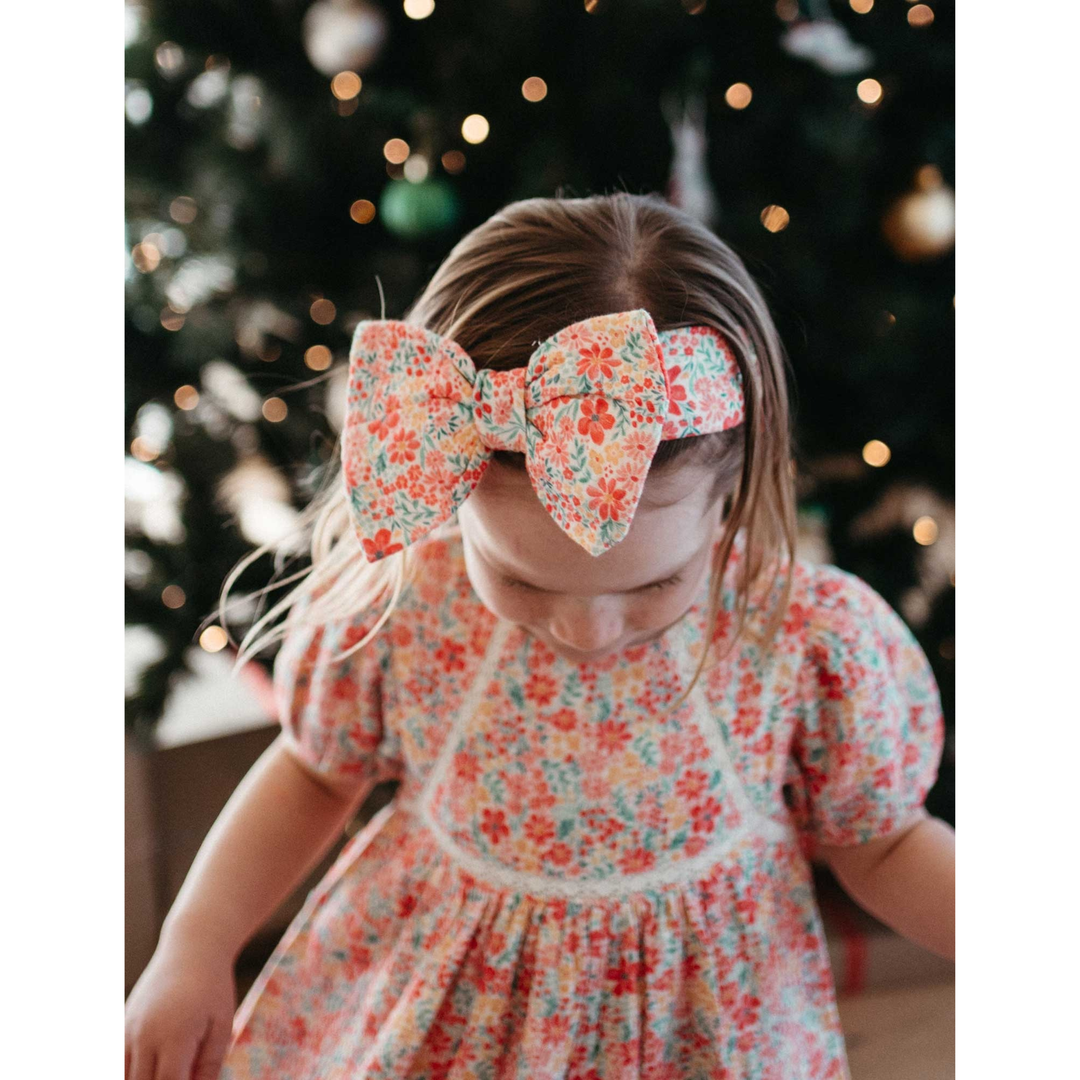 Purebaby Summer Floral Print Festive Dress Organic